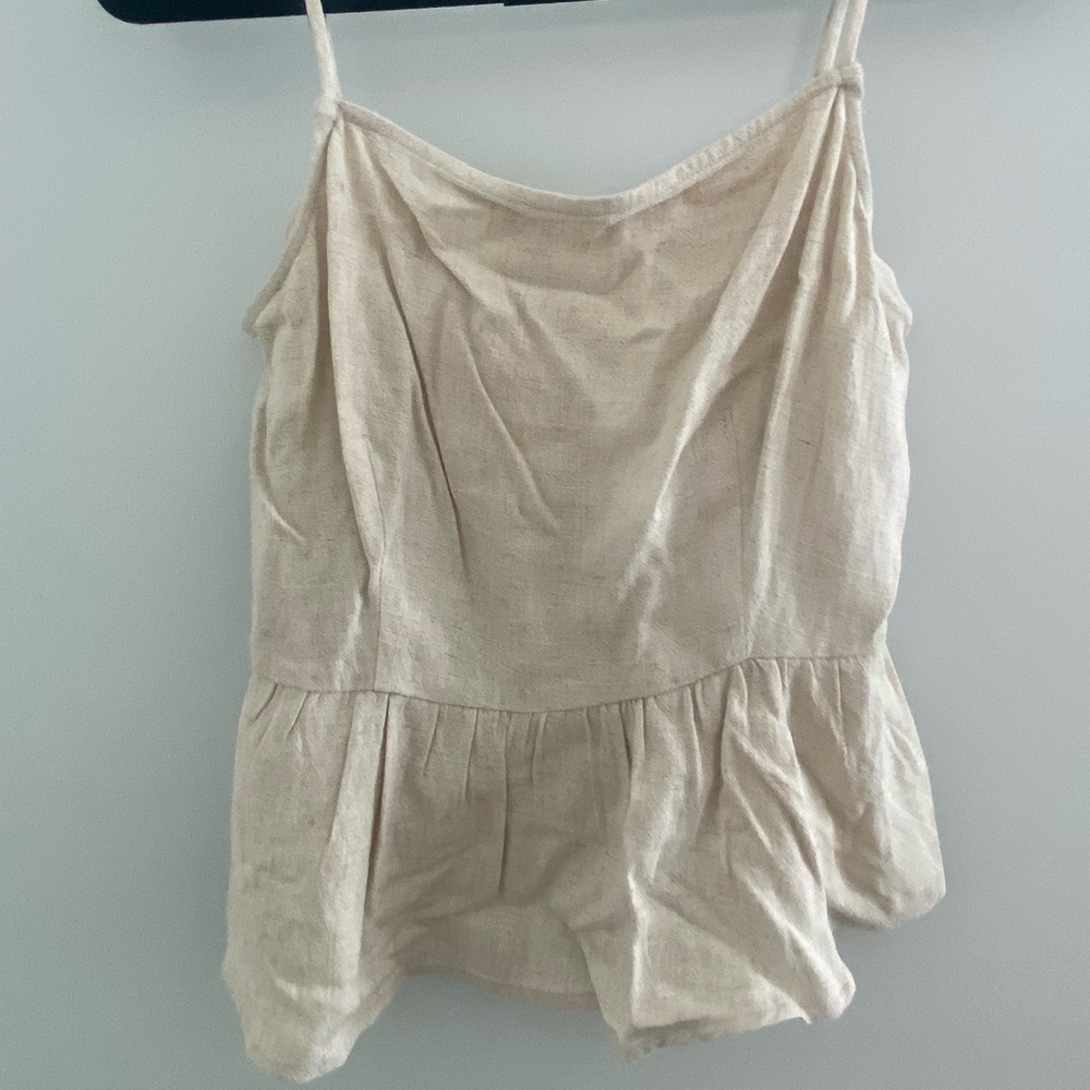 Cream tank top